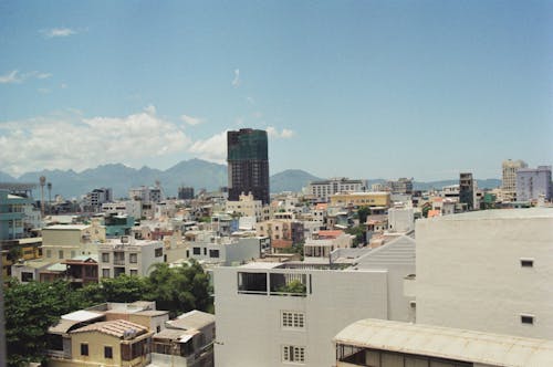 Apartment Buildings in City