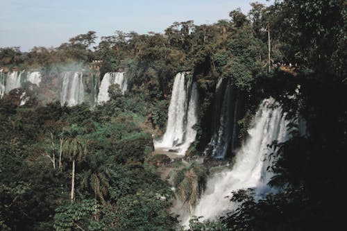 Scenic View of the Iguazu Falls