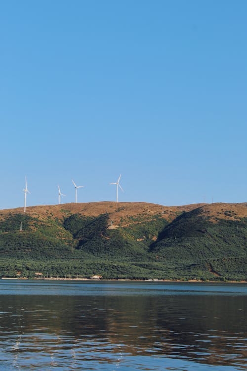 Wind Turbines on the Mountain