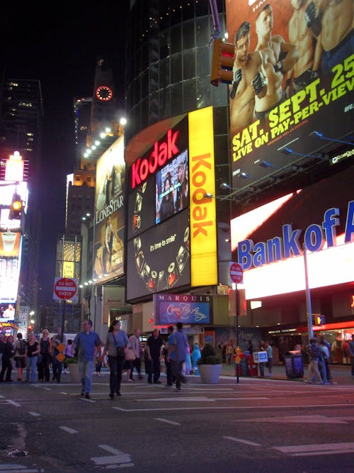 Gratis lagerfoto af New york, times square