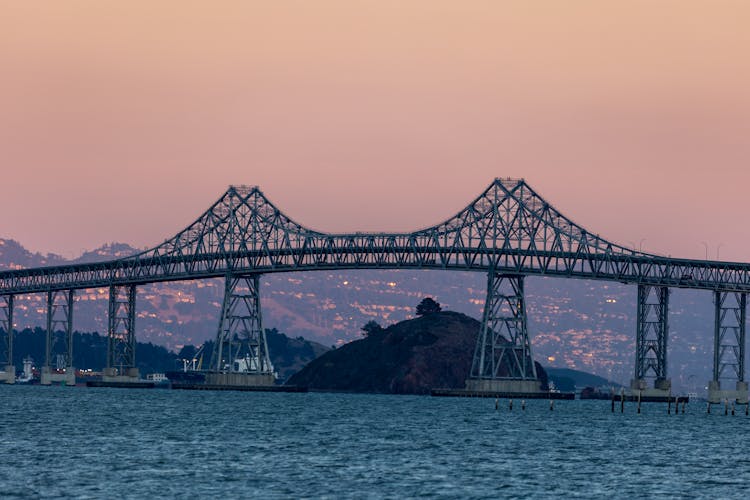 San Rafael Bridge Over The Ocean