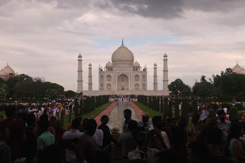 People Walking Near the Mosque