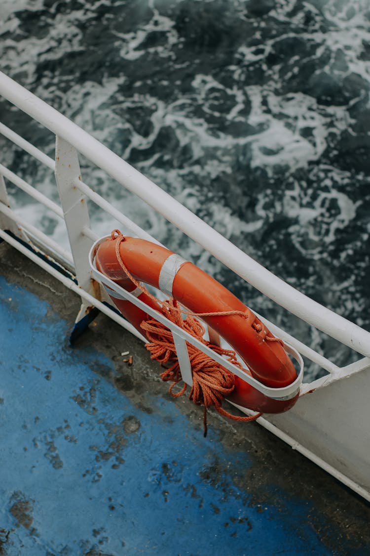 Rescue Ring On Ship 