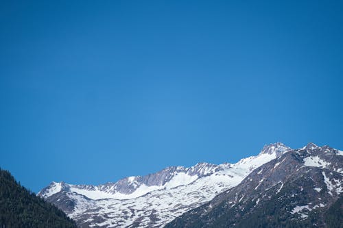Fotobanka s bezplatnými fotkami na tému fotografia prírody, hora, jasne modrá obloha