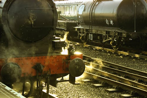 Free Coal Train on Train Track Stock Photo
