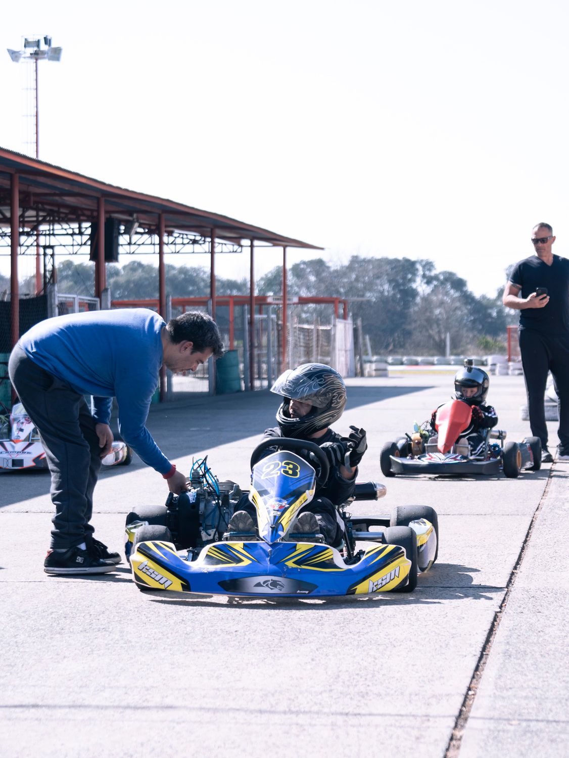 2 Riders Karting Two People riding a Kart · Free Stock Photo