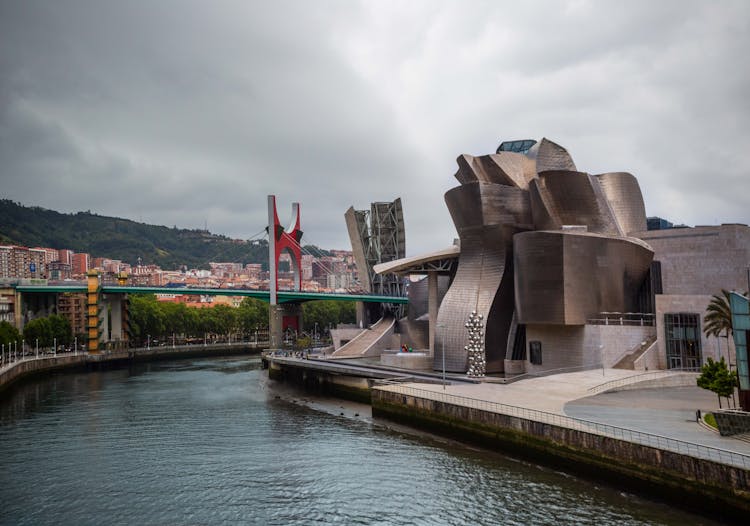 The Guggenheim Museum In  Bilbao Spain