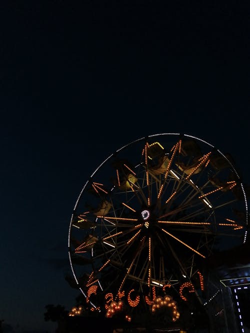 Ferris Wheel at Night Time