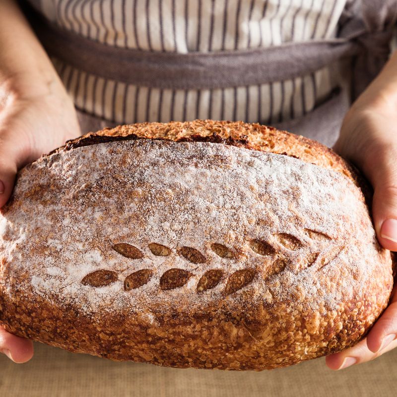 Sourdough Brazilian Broa Cornmeal Loaf