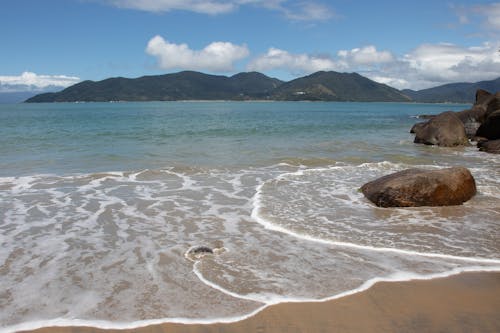 ada, deniz, kayalar içeren Ücretsiz stok fotoğraf