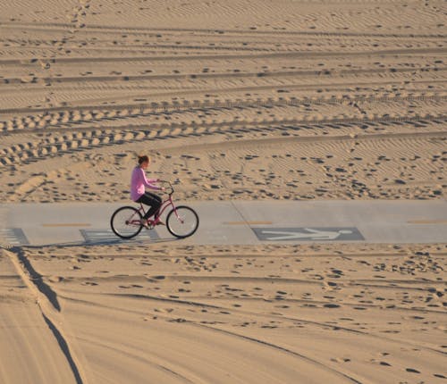 Free stock photo of beach, beach cruiser, beach sand