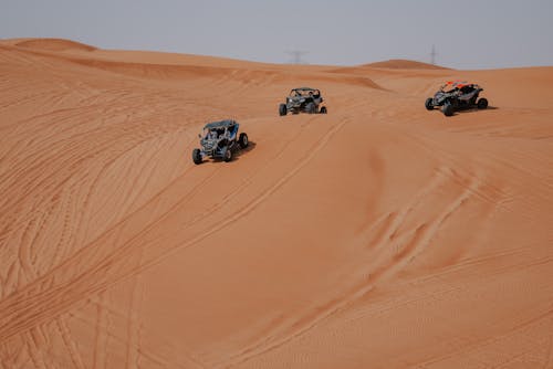 All-Terrain Vehicles on Sand Dunes