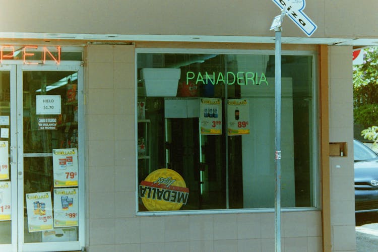 The Shop Window Of A Bakery