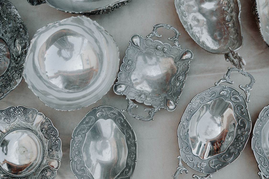 Metalware Design Top View of Metalware · Free Stock Photo