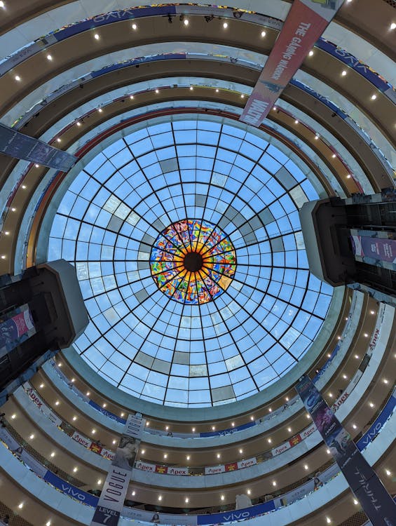 Low Angle Shot of a Dome Building