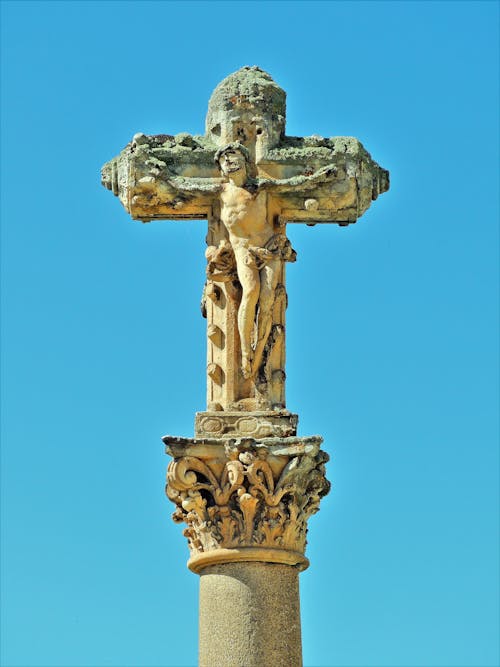 Statue of a Stone Cross