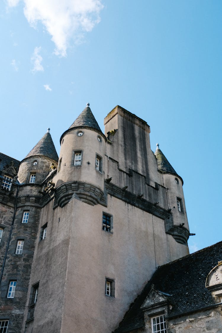 ]Low Angle Shot Of Castle Fraser