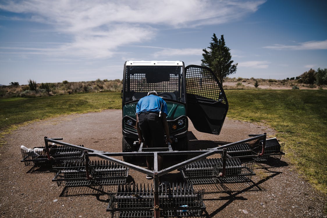 Black and Green Cultivator