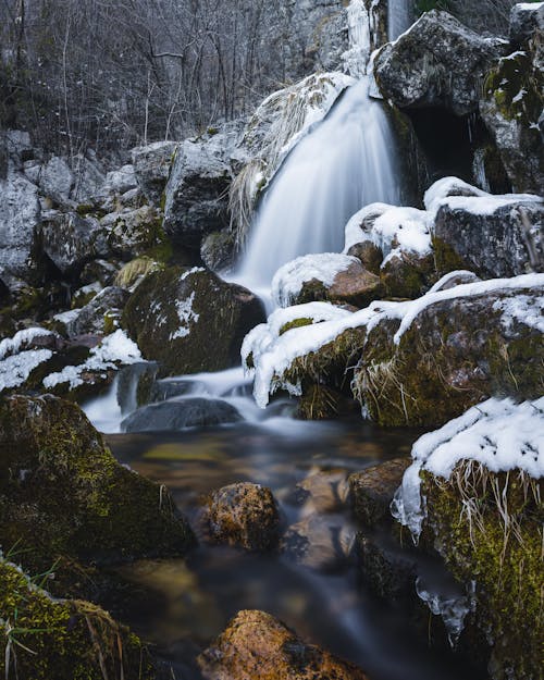 Cascada En Invierno