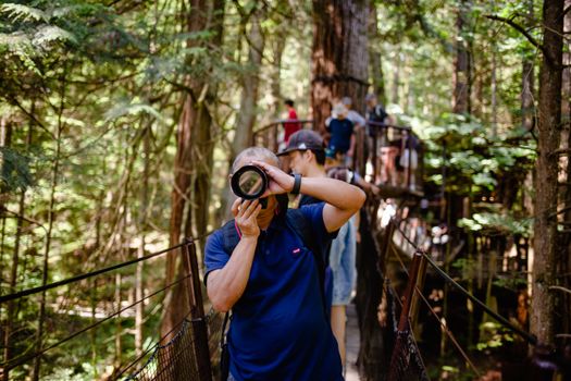 Capilano suspension bridge and canyon — Vancouver