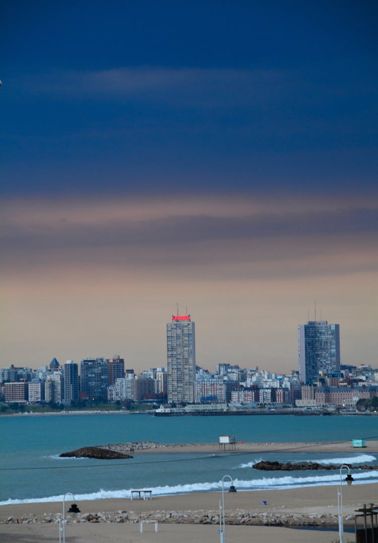 City Skyline At Dawn 