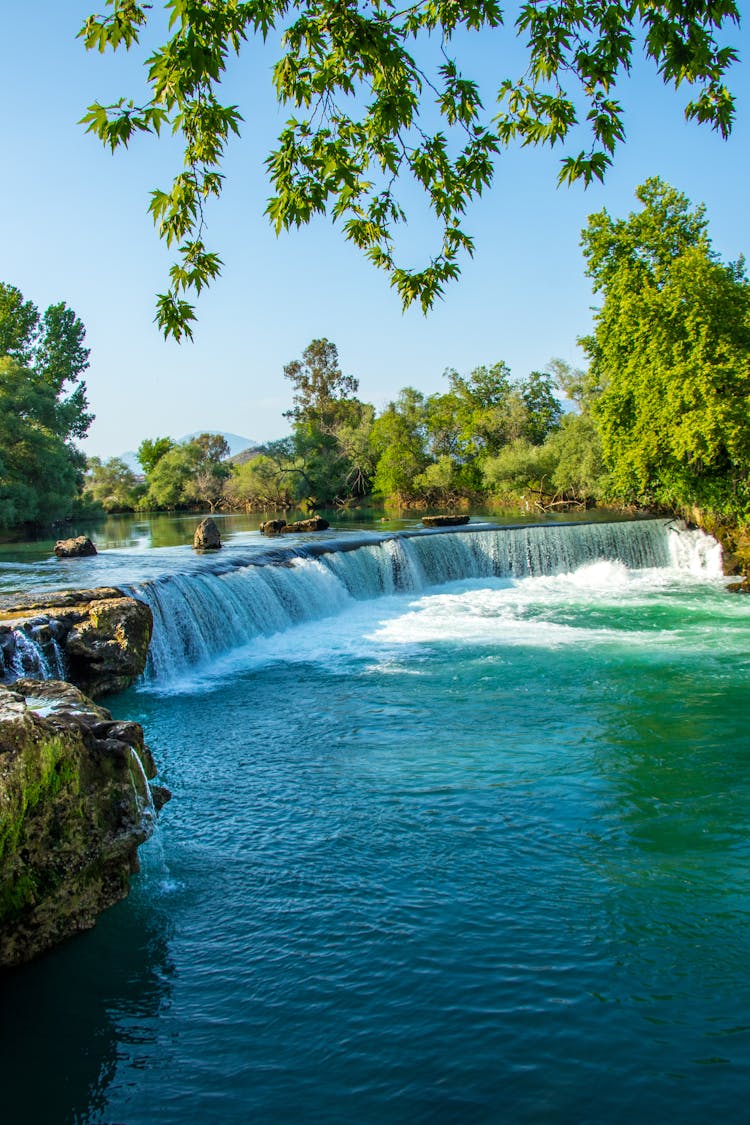 Scenic Photo Of A Waterfall 