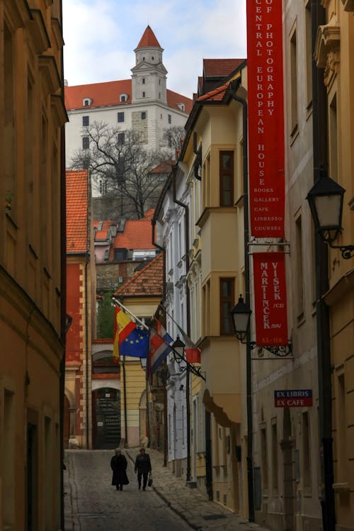 Free A Street in Bratislava Stock Photo