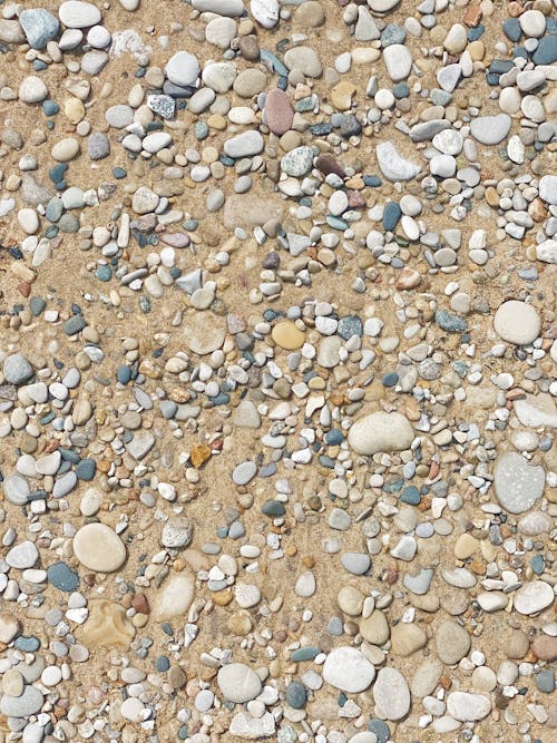 Overhead Shot of a Rocky Beach