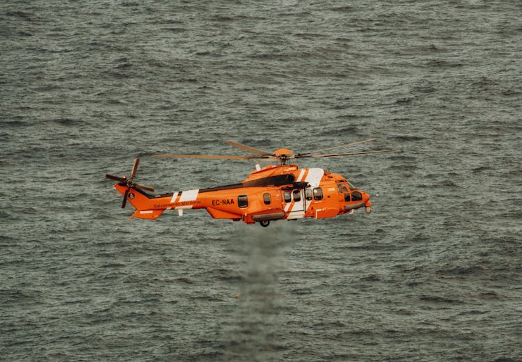 A Helicopter On A Rescue Mission