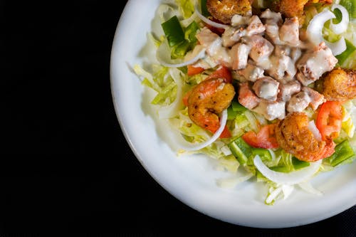 Salad with Shrimps 