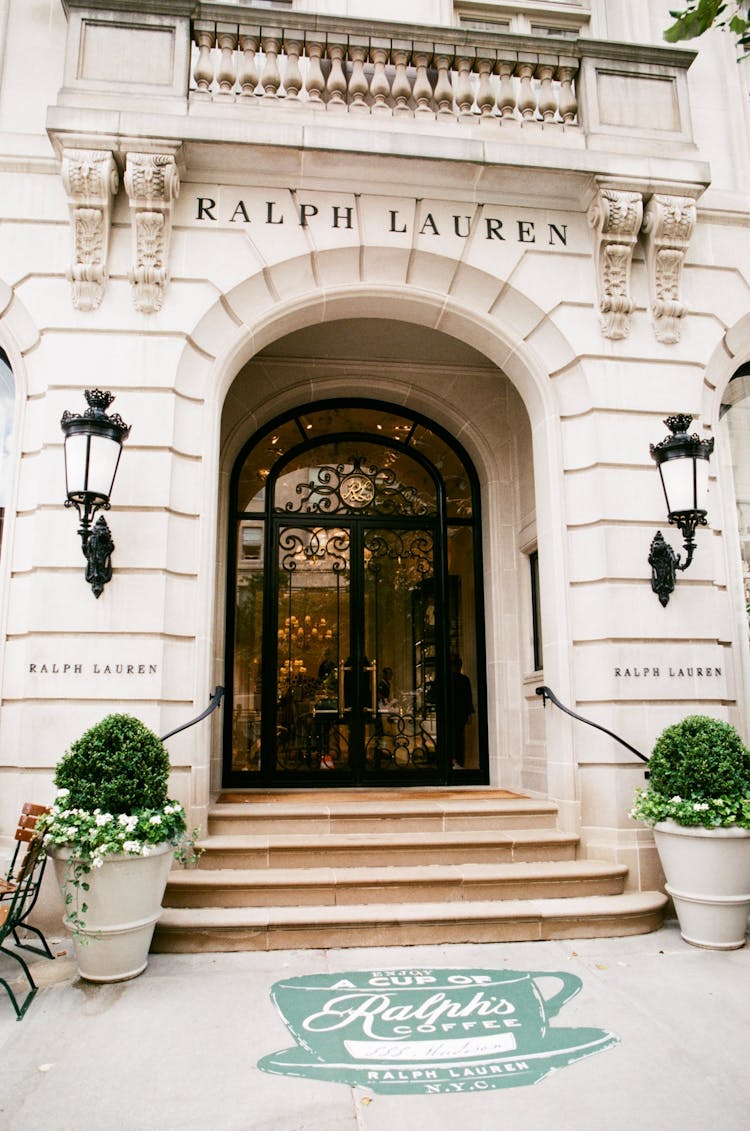 Main Entrance Door Of Ralph Lauren Shop