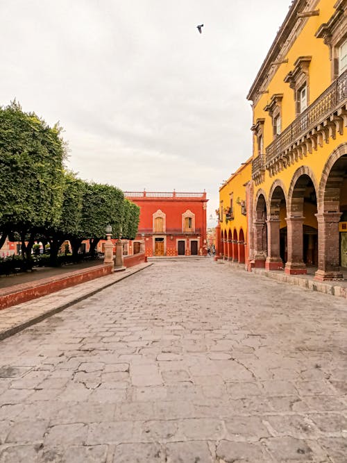 Empty Town Square in San Miguel de Allende