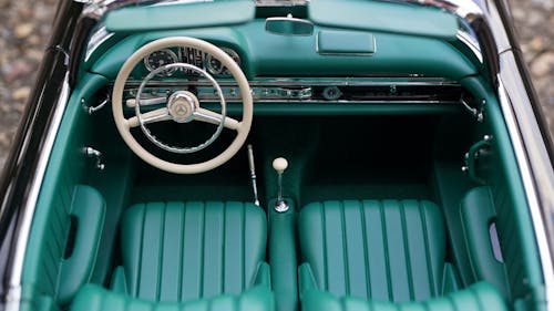 Free Vintage Mercedes Benz Sedan Stock Photo