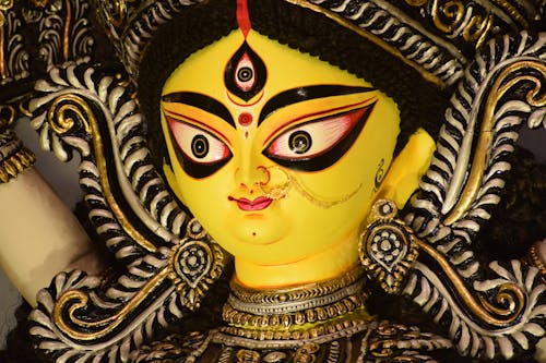 Free Durga Statue in Close-up Photography Stock Photo