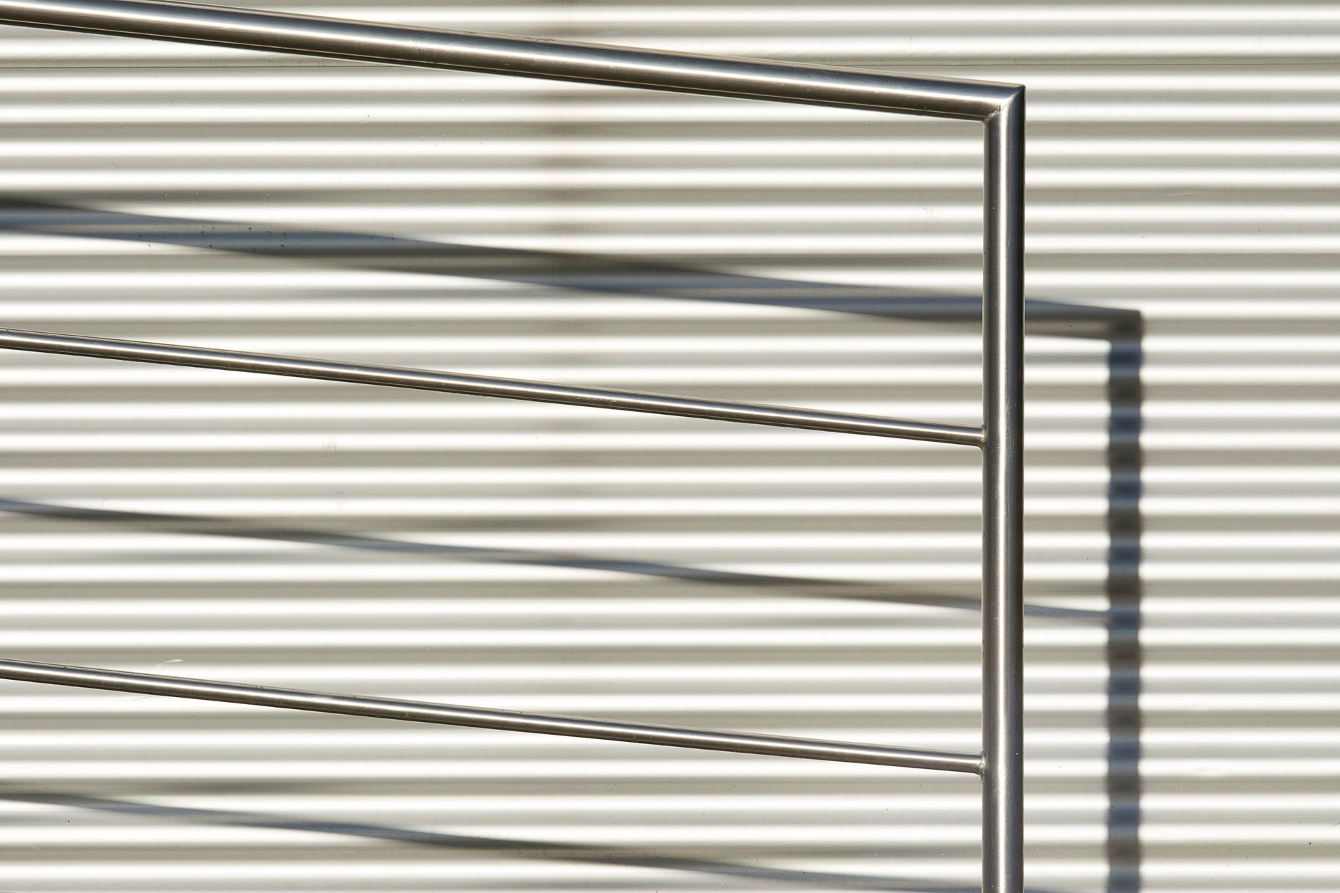 Architectural stainless steel fabrication detail