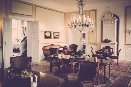 Photo of Dining Area Set in the Livingroom