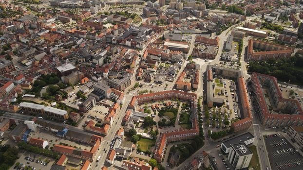 Aerial Footage of a Cityscape