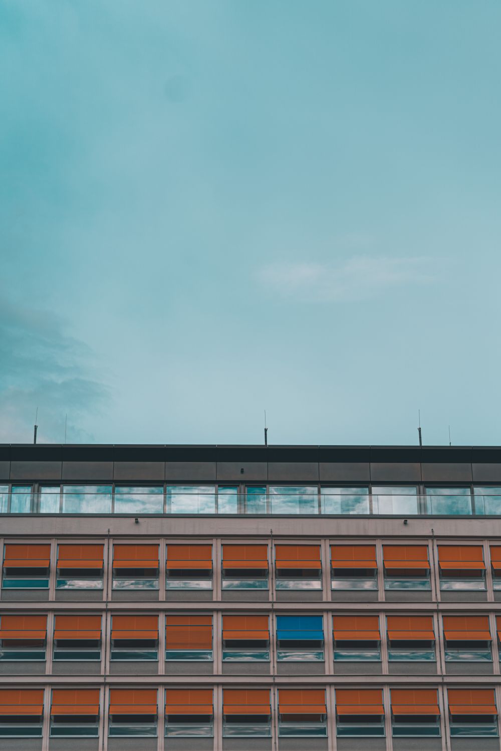 Exterior Glass Windows Design of a Building · Free Stock Photo