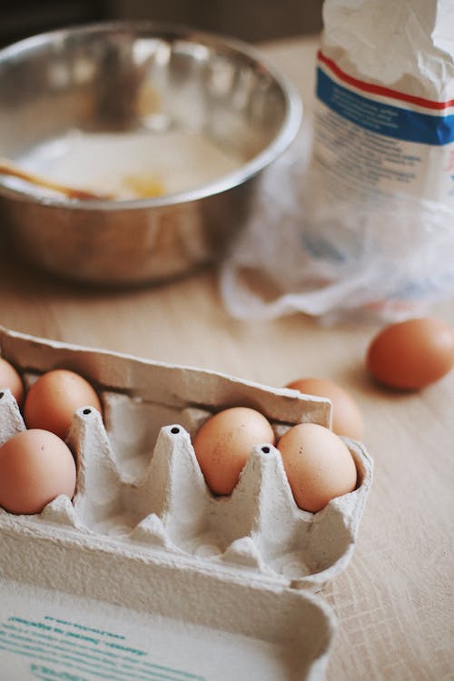 Gratis stockfoto met bakken, detailopname, eieren