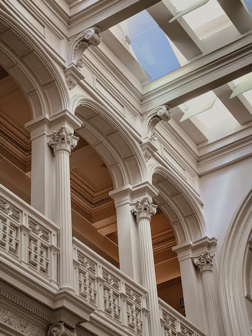 Interior of White Concrete Building