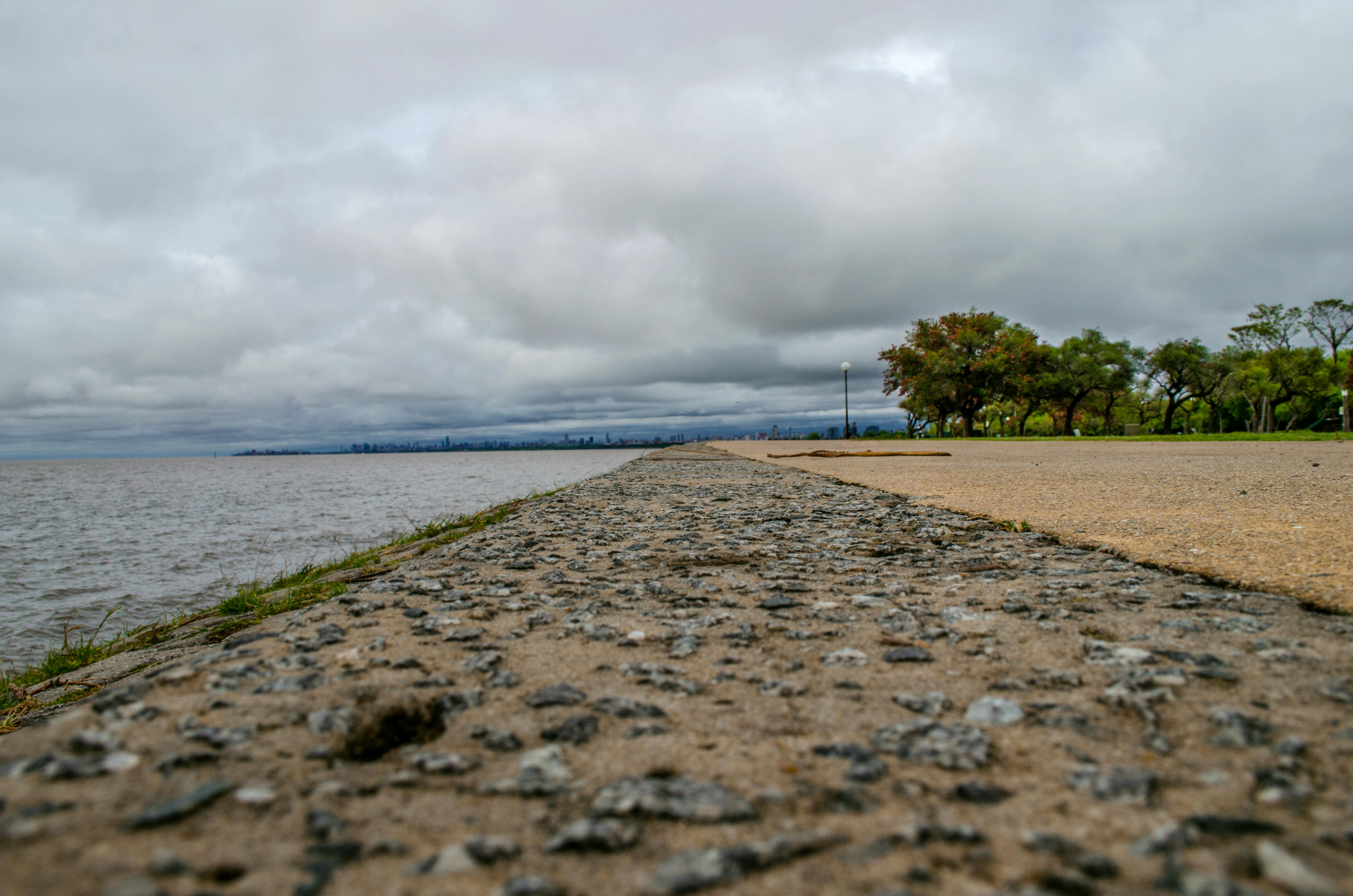 A minimalist living space with simple decor and clean lines