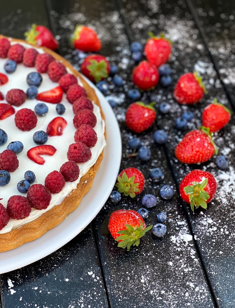 Fruity Pie On The Table