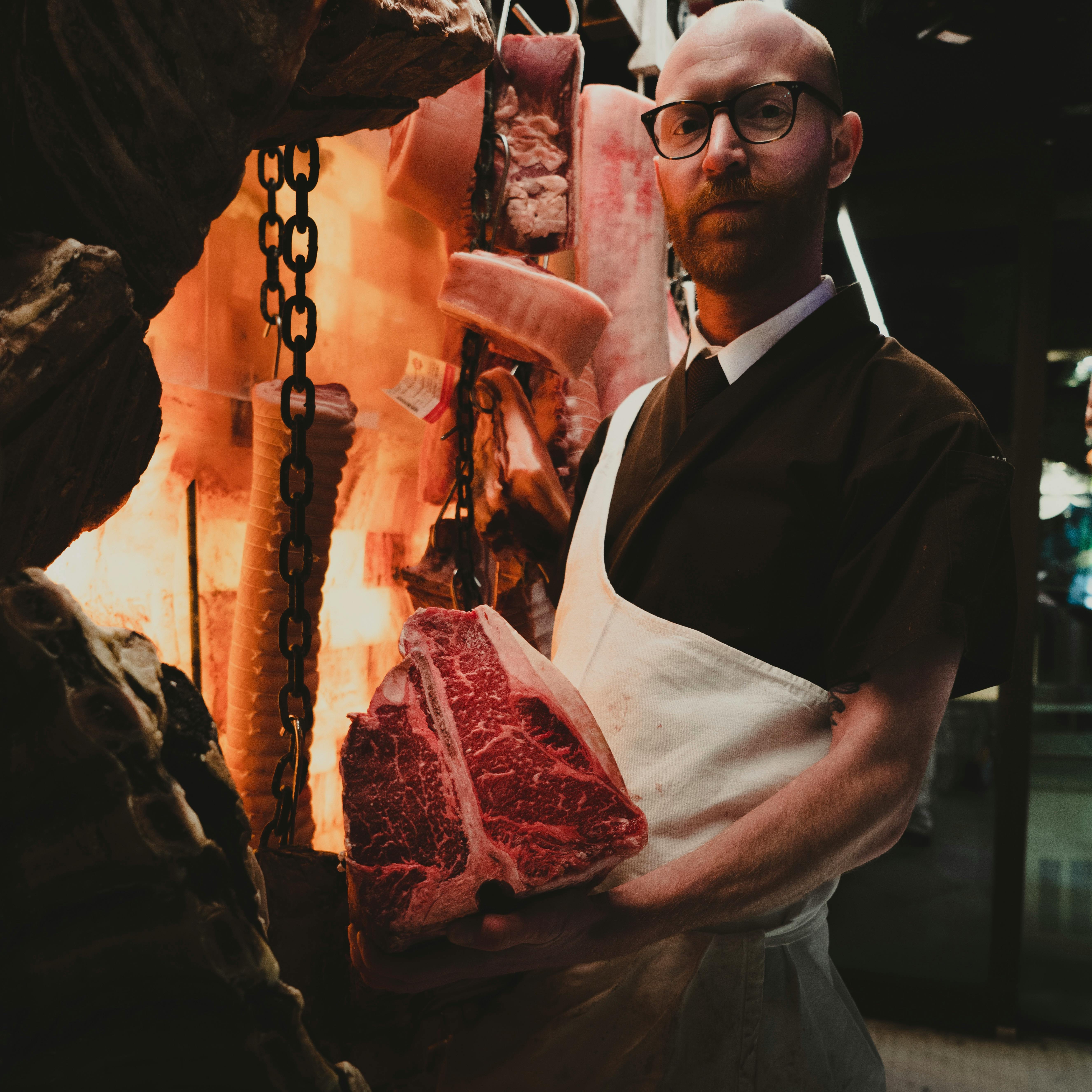 Gourmet food market with artisanal products and prepared foods