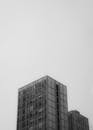 Grayscale Photo of Concrete Building