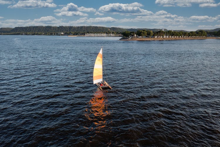 Sailboat On Lake