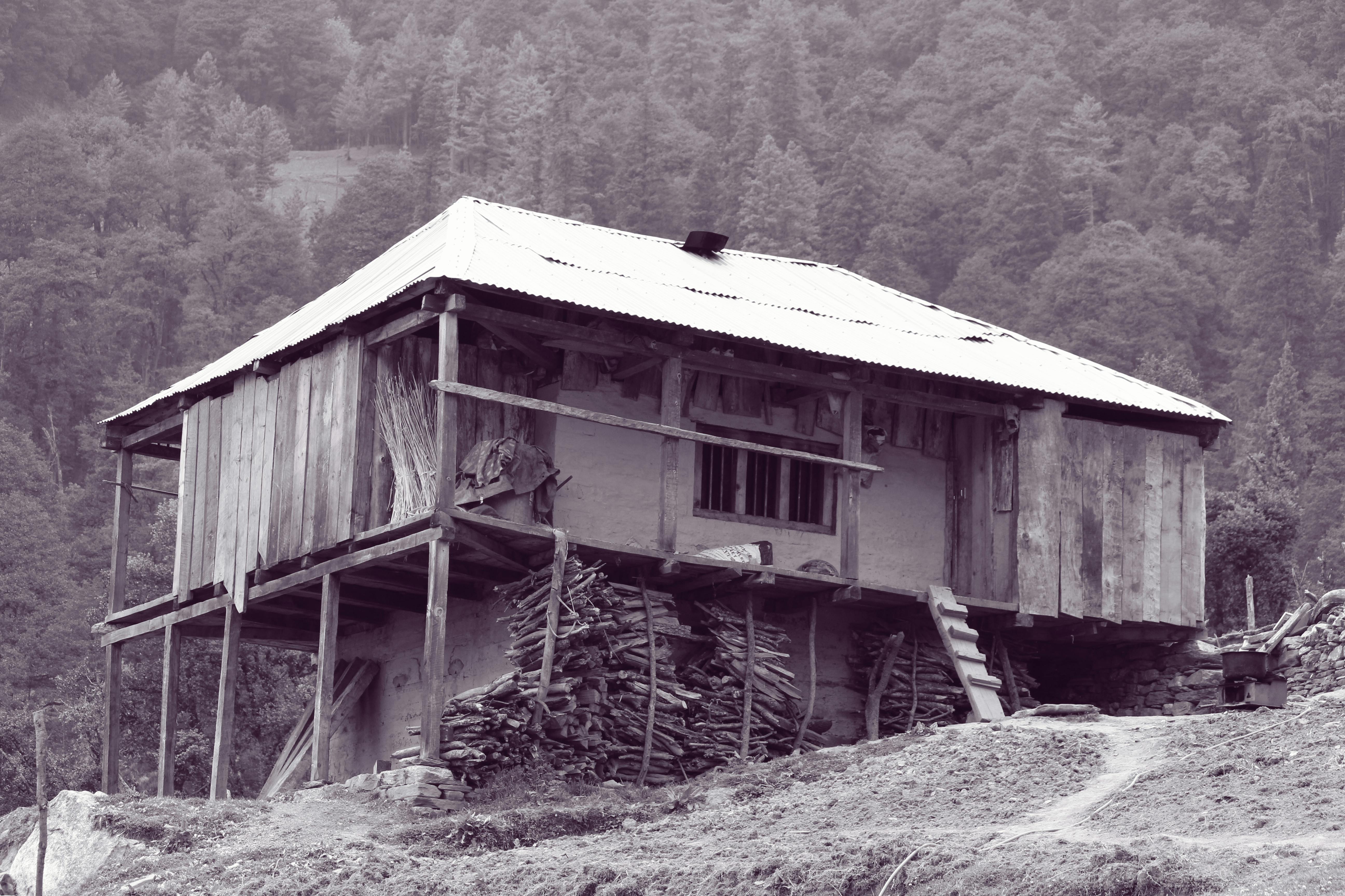 Free stock photo of family house, hut, mountain house