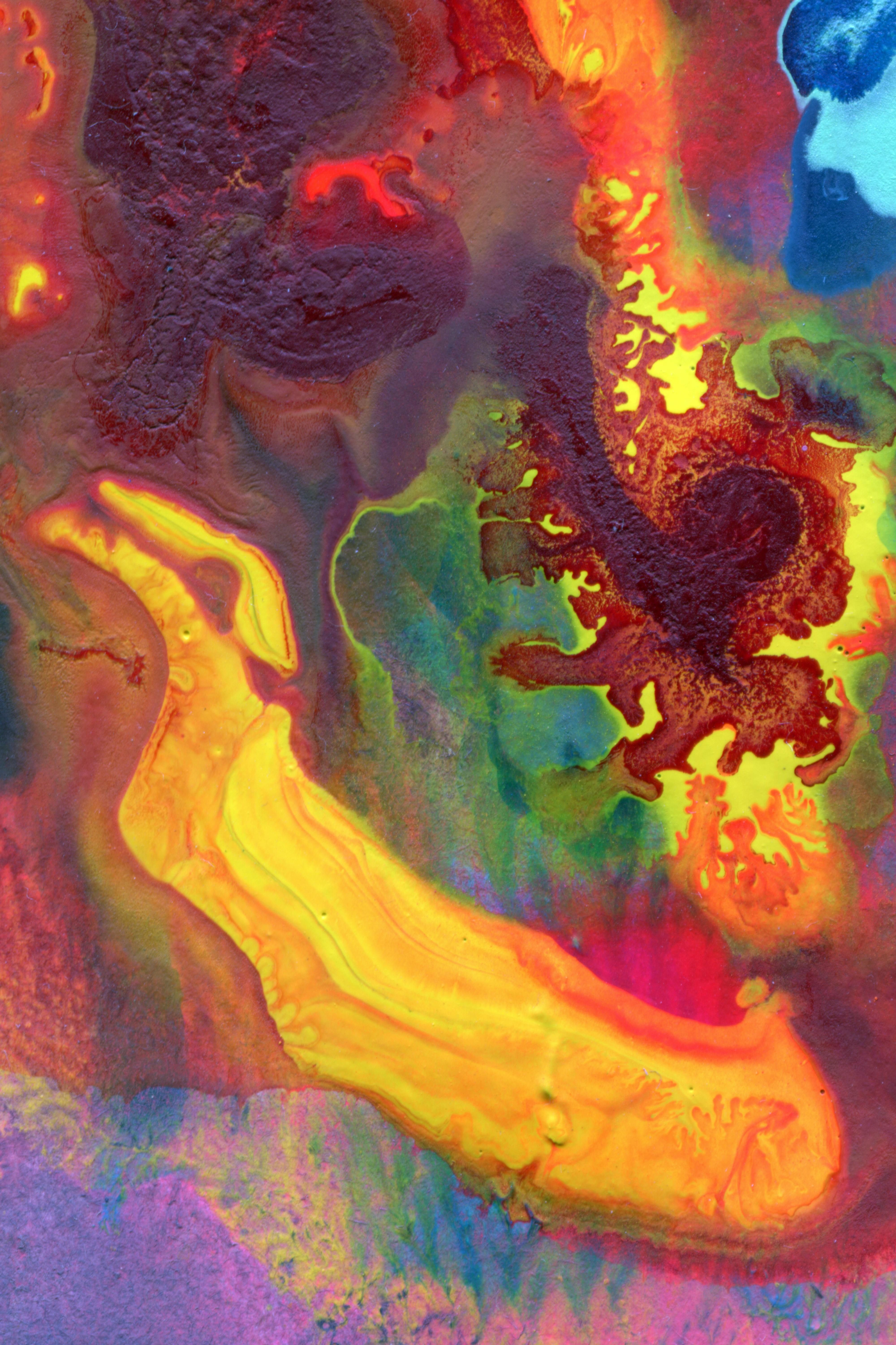 Abstract art painting free stock photo