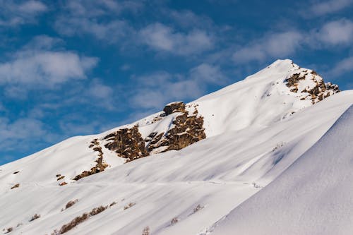 Snow Capped Mountain Under Blue Sky