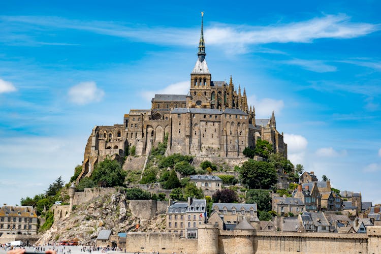 Mont-Saint-Michel Abbey In Normandy, France