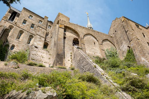 Low Angle View of a Castle 